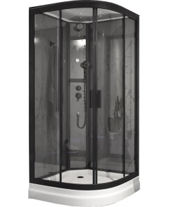 Душевая кабина Timo Premium Ilma 901 Black 100х100х203 без крыши Душевая кабина Timo Premium Ilma 901 Black 100х100х203 без крыши