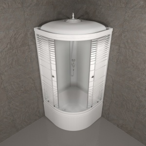 Душевая Кабина Тритон  Полосы 90*90 Б ДН4 высокий поддон  Душевая Кабина Тритон  Полосы 90*90 Б ДН4 высокий поддон