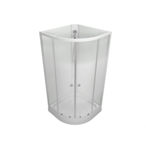 Душевая кабина полукруг Тритон  Лайт А 90х90х191,5 (без крыши) стекло градиент, низкий поддон, душ. набор ТРИТОН  Душевая кабина полукруг Тритон  Лайт А 90х90х191,5 (без крыши) стекло градиент, низкий поддон, душ. набор ТРИТОН