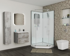 Душевая кабина Grossman Classic GR170D 100х100х205 L/R без крыши Душевая кабина Grossman Classic GR170D 100х100х205 L/R без крыши