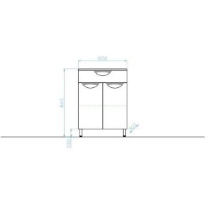 Комод Style Line Жасмин 60