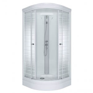 Душевая Кабина Тритон  Полосы 100*100 А  ДН4 низкий поддон Душевая Кабина Тритон  Полосы 100*100 А  ДН4 низкий поддон