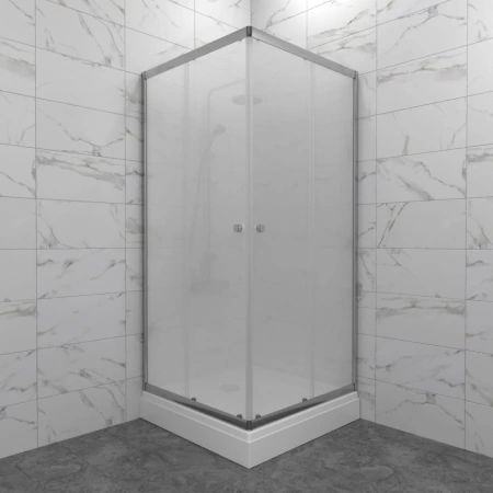 Душевое ограждение Triton Вента-Хром Вельвет 90*90*202 с поддоном