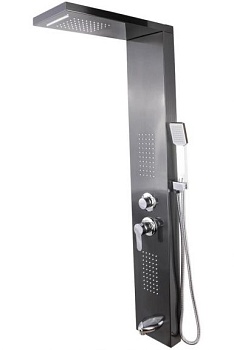 Душевая панель Maxonor MN2523 с функцией гидромассажа черная