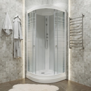 Душевая Кабина Тритон  Полосы 100*100 А  ДН4 низкий поддон Душевая Кабина Тритон  Полосы 100*100 А  ДН4 низкий поддон