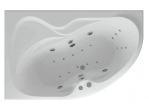 Акриловая ванна Aquatek Вега 170х105 L полный комплект 