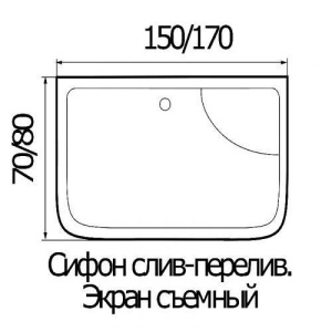 Душевая кабина River Sena 150/70/55 ТН 150х70х223 Душевая кабина River Sena 150/70/55 ТН 150х70х223