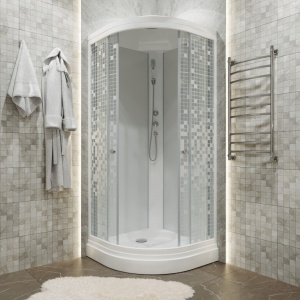 Душевая Кабина Тритон Мозаика 100*100 А ДН4 низкий поддон Душевая Кабина Тритон Мозаика 100*100 А ДН4 низкий поддон